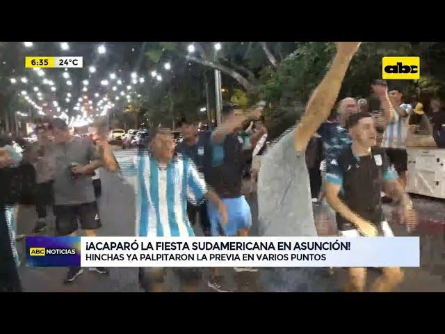 Fiesta Sudamericana: hinchas palpitaron la previa en varios puntos de la capital