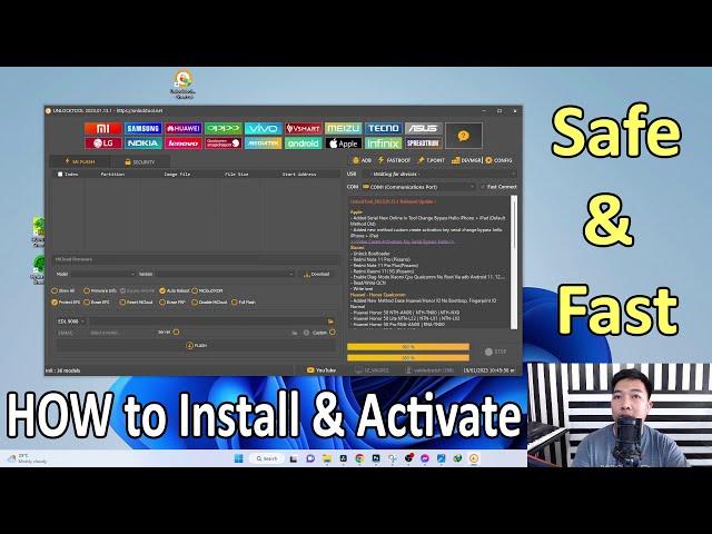 Unlocktool Installation and activation