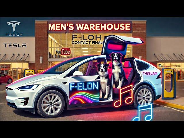  Tesla FSD Adventure: Joy & Jethro's Men's Warehouse Trip  | Phish 'Contact' Finale 