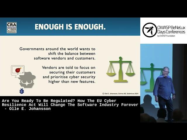 How The EU Cyber Resilience Act Will Change The Software Industry Forever - Olle E. Johansson