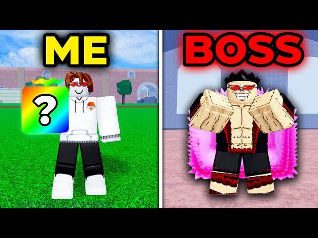 I Only Kill BOSSES But My Fruit CHANGES In Blox Fruits