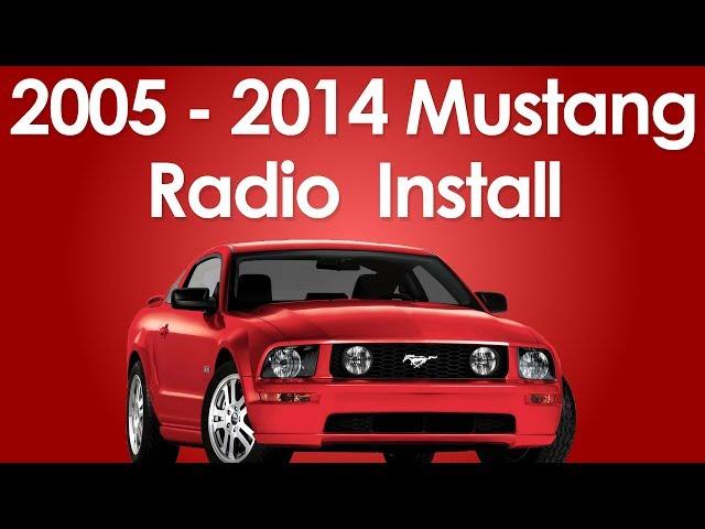 Mustang 2005-2014 Radio Install and Removal