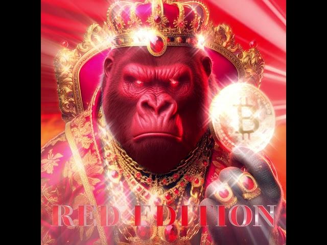 Crypto King Gorilla - RED EDITION #cryptocomnft #nft #cronoschain #abundance #cronos #crofam