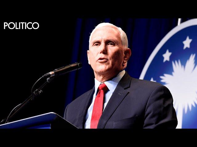 Mike Pence reemerges at evangelical conservative gala