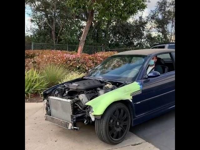 BMW E46 M3 S65 swap - First drive