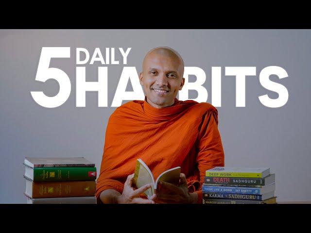 5 Small Habits that Will Change Your Life Forever (Monk Advise) | Buddhism In English