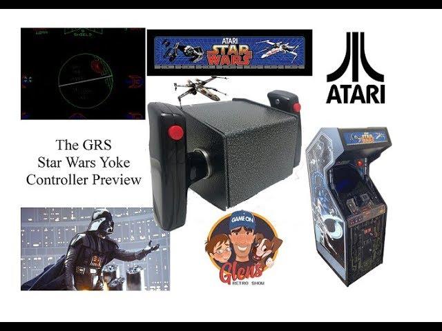 GRS ATARI Star Wars Arcade Yoke Controller, Save the Galaxy!