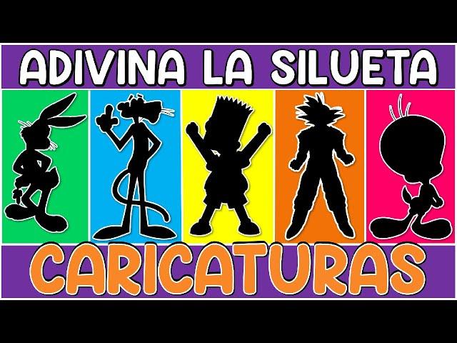 Adivna las "100 CARICATURAS POR LA SILUETA" | ¿Cuántos DIBUJOS ANIMADOS Reconoces? Test/Trivial/Quiz