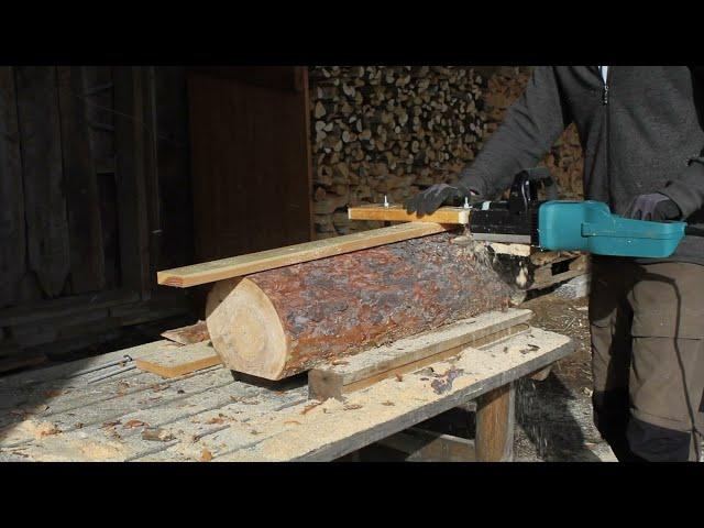 Electric chainsaw mill (DIY) - Makita UC3551A, 2000W