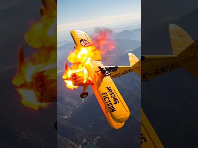 [Airplane Series] She hung on until the end… but the explosion started!