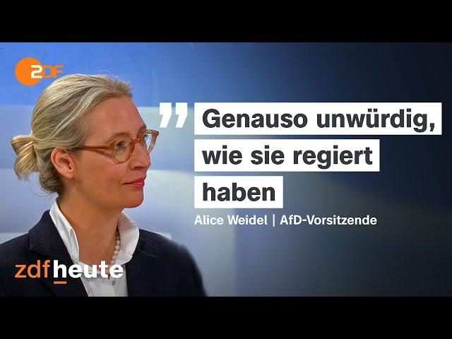 Ampel-Ende: Alice Weidel teilt aus