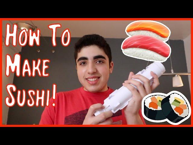 How To Make Sushi With The Sushi Bazooka! | Cooking Tutorial Fail