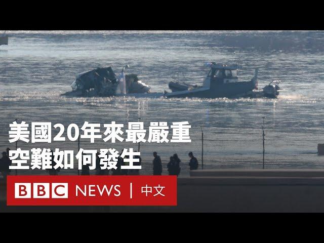 美國航空客機與黑鷹直升機相撞前後發生了什麼？－ BBC News 中文 #華盛頓 #墜機事故