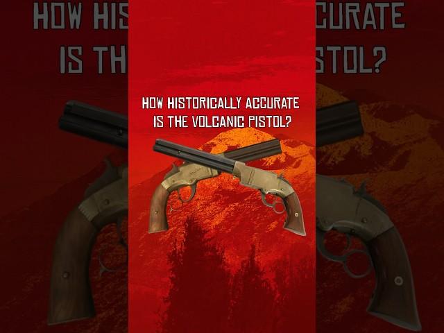 How Historically Accurate Is The Volcanic? #rdr2 #reddeadredemption #rdr #history #pistol #accuracy