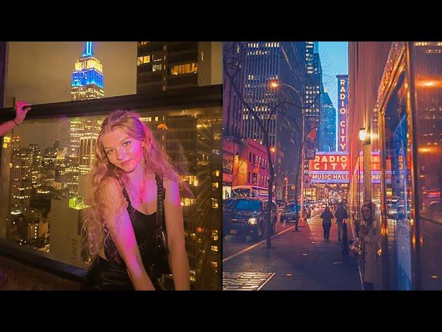 NEW YORK at Night - Midtown Manhattan, Walking Tour NYC 4K 