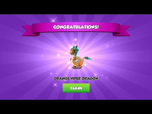 #DML Did you get ORANGE VIPER DRAGON? - Dragon Mania Legends