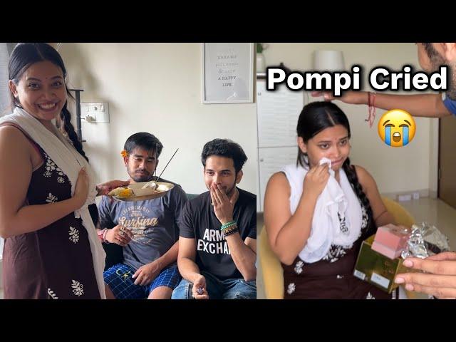 Raksha bandhan prank with sister Pompi cried !