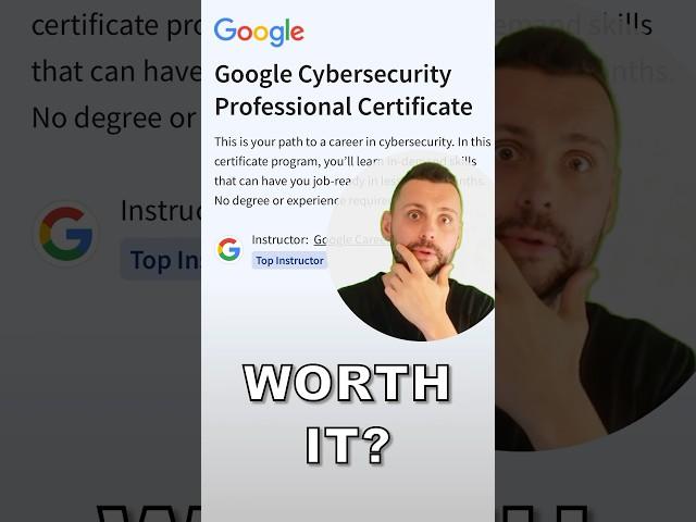 Is The Google Cybersecurity Professional Certificate Worth It? 