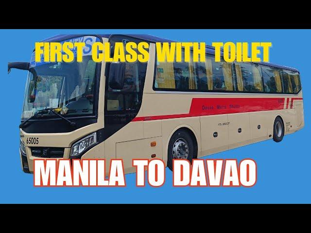 BEST Manila to Davao BUS Trip? | FIRST CLASS Amenities| Davao Metro Shuttle