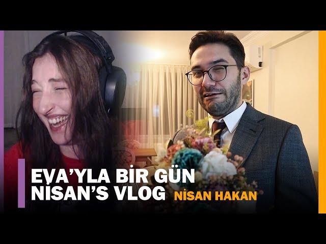 Pqueen - EVA'YLA BİR GÜN - Nisan's Vlog İzliyor (Nisan Hakan)