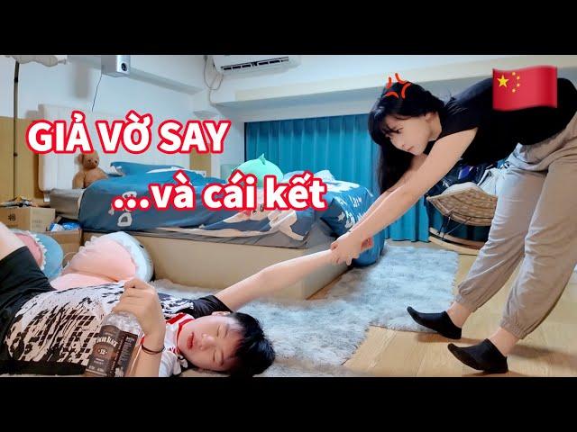 Giả vờ Say xem phản ứng của bạn gái Trung 