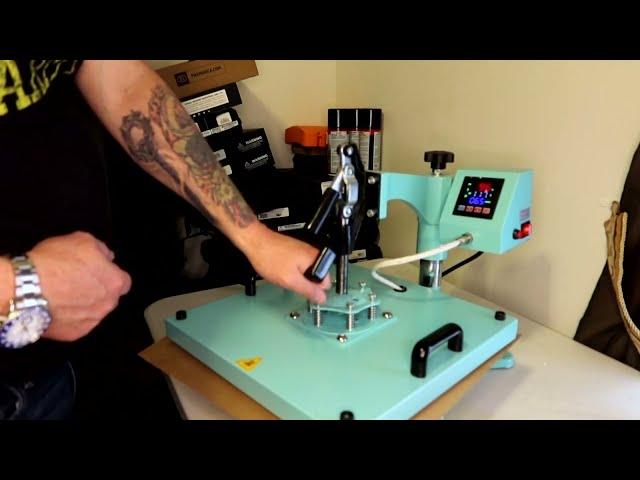 Swing Design 8 in 1 Heat Press Instructions & Demonstration Best Heat Press for the Money