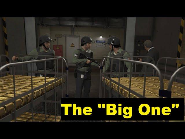 Union Depository Heist with Cut-scenes and Dialogue | GTA V