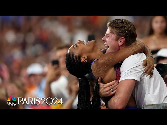 Pulling on heart strings: The Paris Olympics' best family moments  | NBC Sports