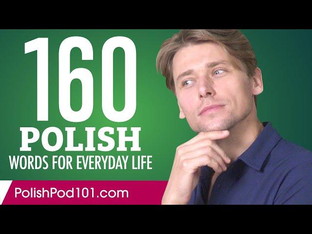 160 Polish Words for Everyday Life - Basic Vocabulary #8