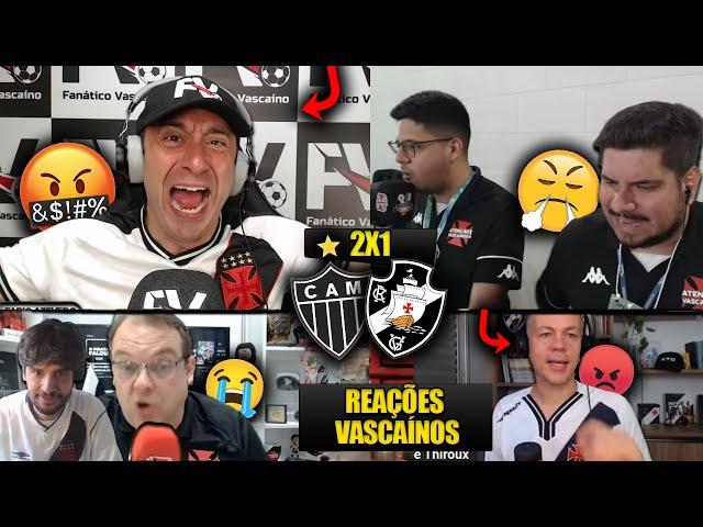 REAÇÕES dos VASCAÍNOS FURIOSOS com a DERROTA - ATLÉTICO-MG 2X1 VASCO [REACT COPA DO BRASIL 2024]