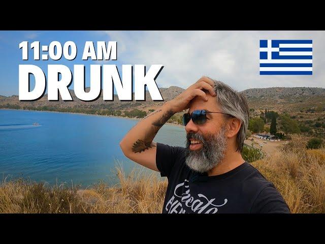 Drunk Before Noon in Greece  - A Taste of Greek Culture