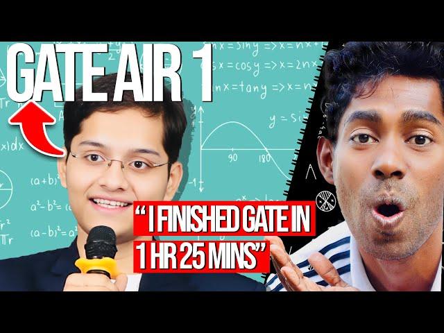 GATE AIR 1 & IISC Topper shares his Secrets to become a GATE TOPPER!| GATE 2024