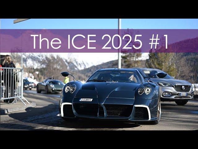 The ICE St. Moritz #DAY1 - Pagani Epitome and Utopia Roadster on the road