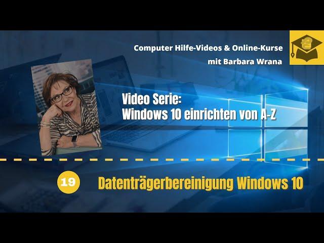 Datenträgerbereinigung Windows 10