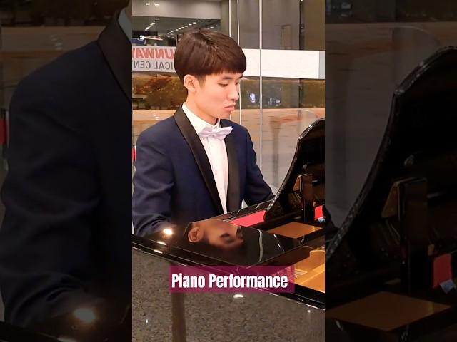 Piano Performance by Low Kai Wei in a private hospital.