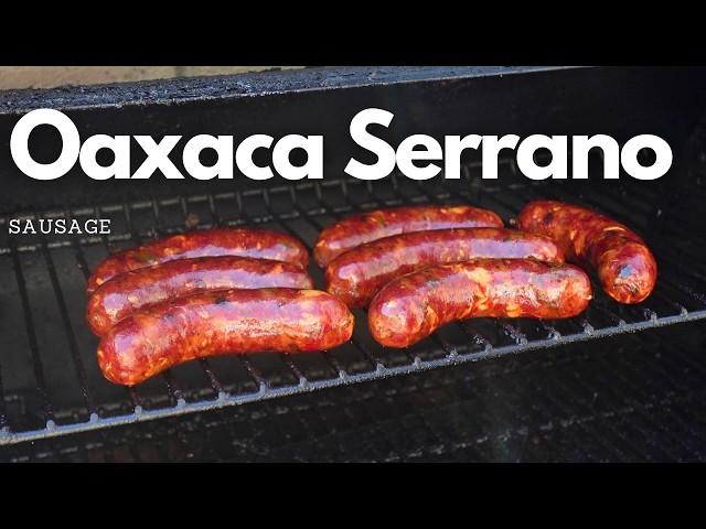 Oaxaca Cheese & Serrano Chilli Sausage - The BEST Sausage I've Ever Made!