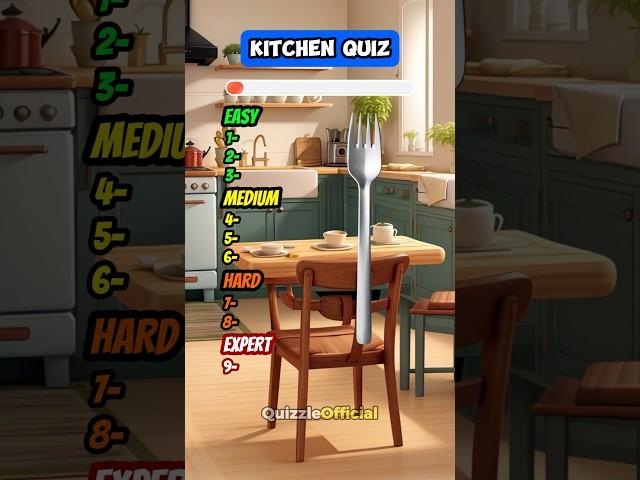 Can You Name These Kitchen Essentials? ️ #quiz #trivia #shorts