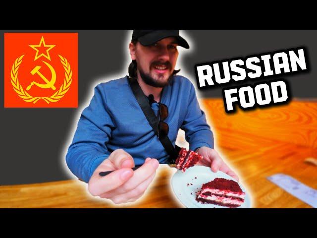 Trying Soviet Food - Foreigner's Russian Canteen Review