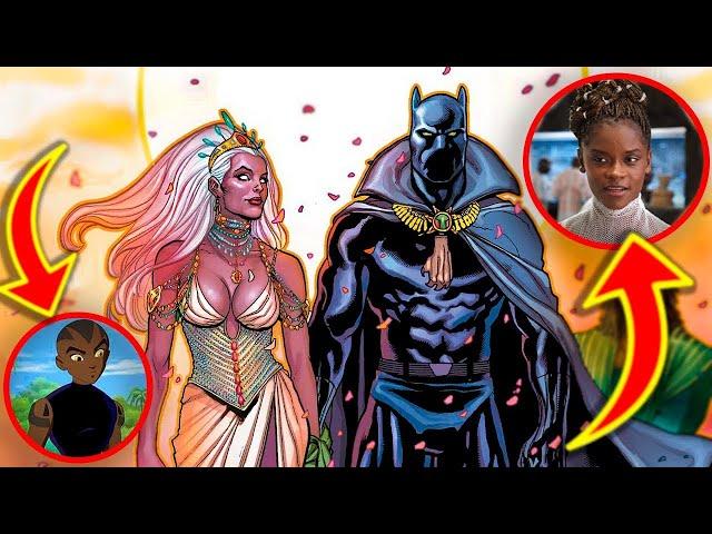 BLACK PANTHER AND STORM FAMILY TREE