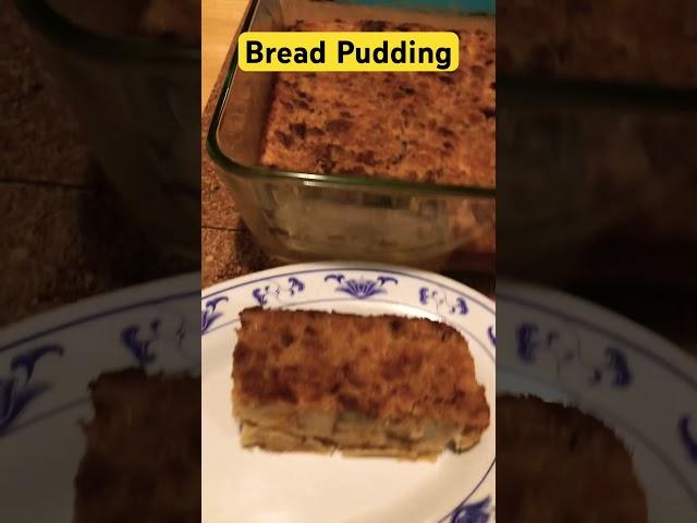 Homemade Bread Pudding #homemade #leftoverbreadrecipe #easy #cheflife #alwaysonthego #unstoppable