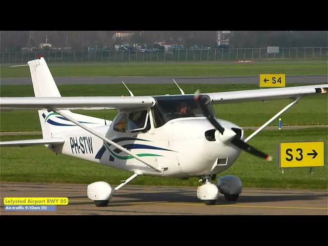 PlaneSpotting #LELYSTAD AIRPORT - ARRIVALS & DEPARTURES