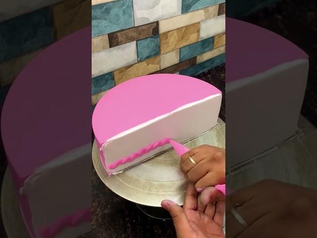 Half cake #cakedesign #ytshorts #video