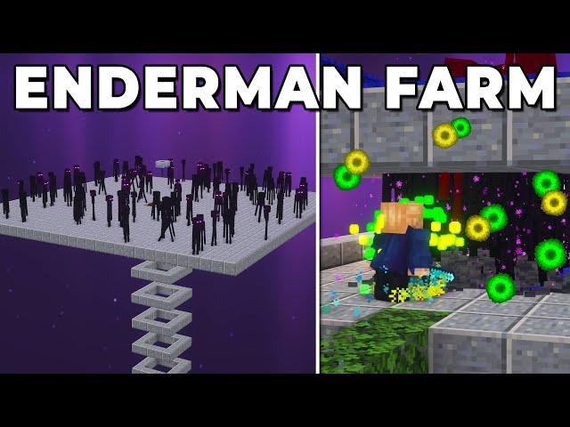 EASY Enderman XP Farm in Minecraft 1.21 [Tutorial]