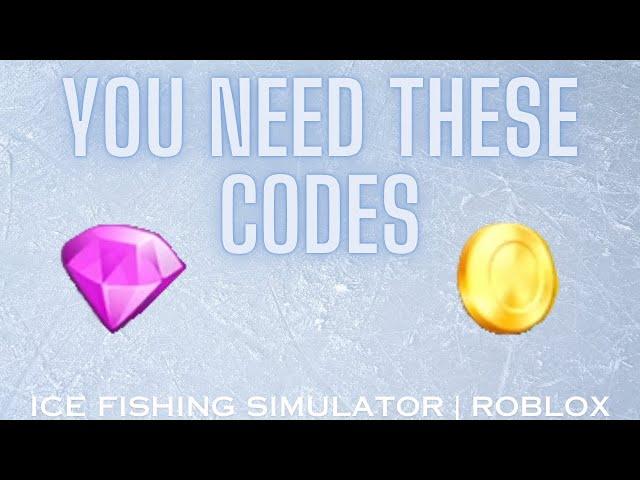 ALL working CODES in Ice Fishing Simulator #roblox #youtube #trending