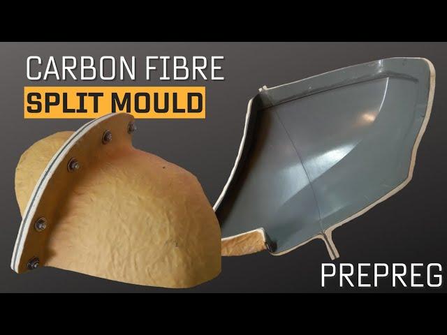 How to make Carbon Fibre SPLIT mould. Car wing mirror cover. Prepreg [OUT OF AUTOCLAVE]