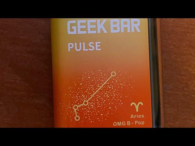 Geek Bar OMG B-pop vape review