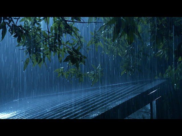 Deepest Sleep In Just 3 Minutes With Heavy Rain On The Roof & Thunder For Insomnia, Relaxing