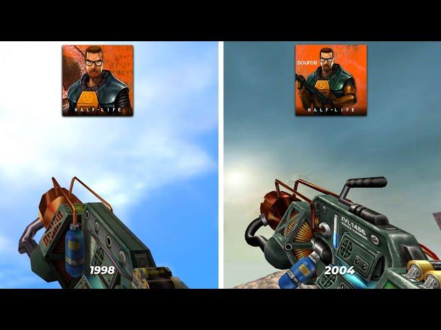 Half Life vs Half Life Source - Details and Physics Comparison