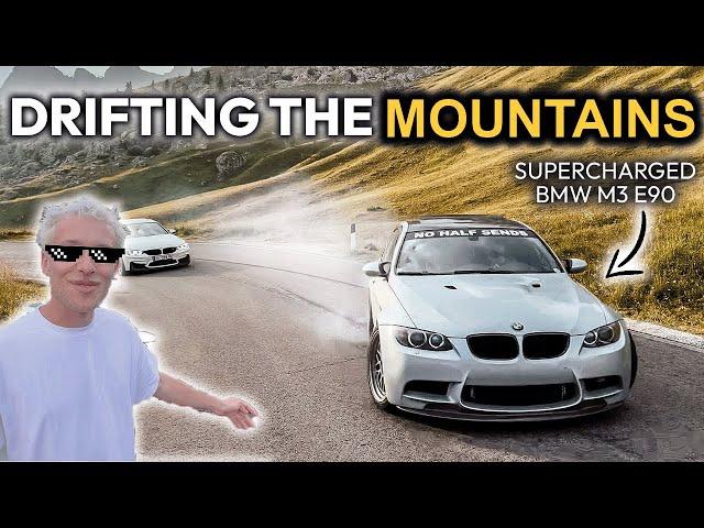 700HP STRAIGHT PIPED M3 E90, M3 F80 & M5 E61 DRIFTING the MOUNTAINS - BROKE my car!