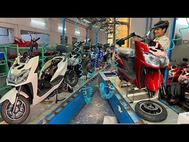 How to Make Electric bike in Factory || Mass Production Process of Electric Bike in Factory